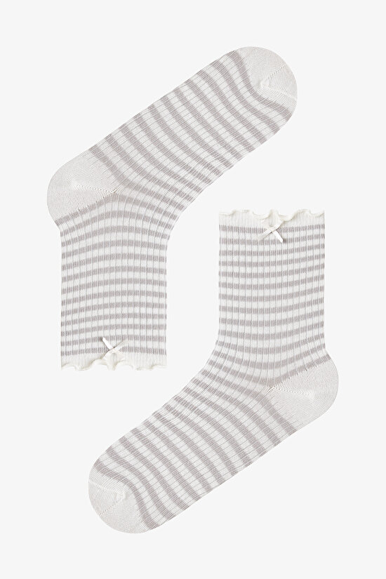 Apg Frill Stripe 2'li Soket Çorap - 3
