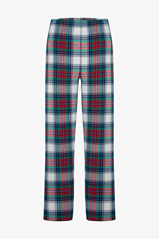 Plaid Light Man Long Sleeve Shirt Pajama Set - 13