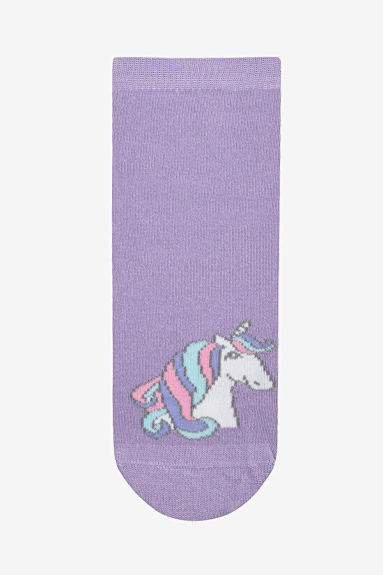 Kız Çocuk Unicorn Çok Renkli 3lü Soket Çocuk Kız Çocuk Unicorn Çok Renkli 3lü Soket Çocuk - 3