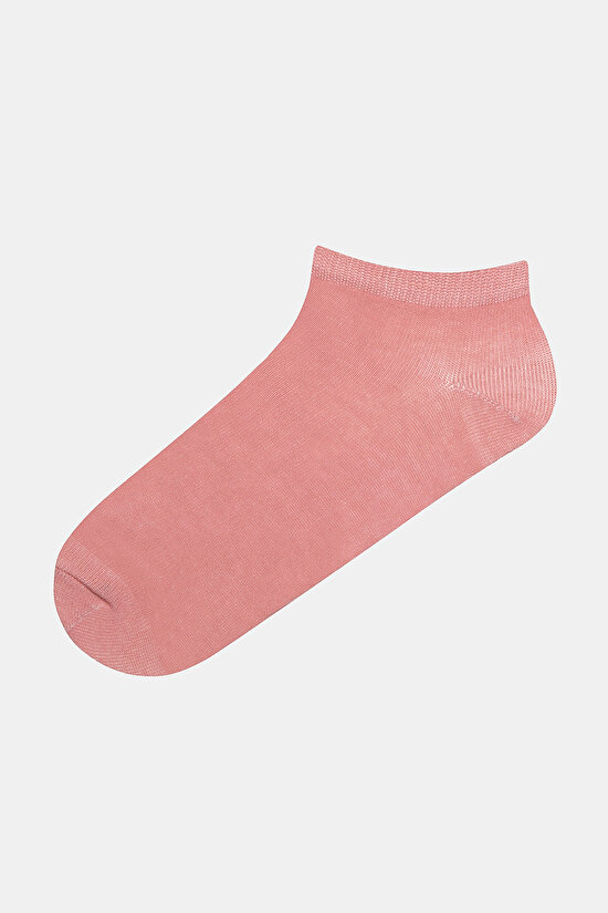 Basic 4 lü Pembe Patik Çorap - 3