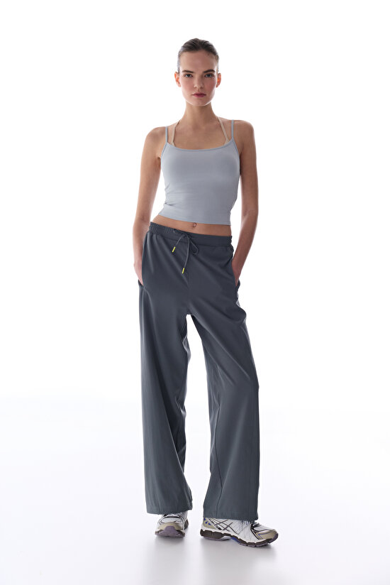 Gray Layered Active Top - 5