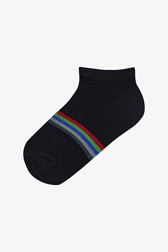 Boys Bright Stripe 4in1 Liner Socks Boys Bright Stripe 4in1 Liner Socks - 5