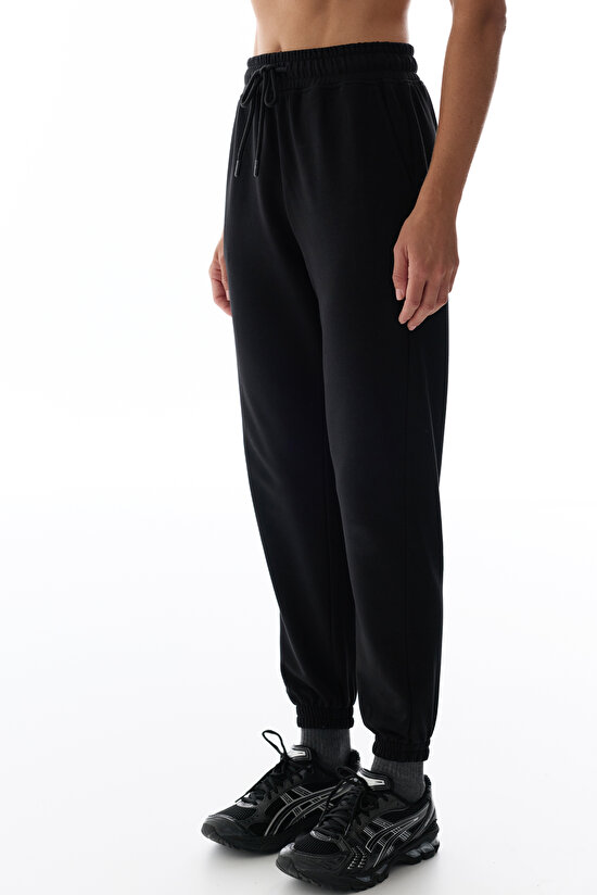 NEW HIGH RISE ACTIVE SWEAT, L, BK3 SIYAH