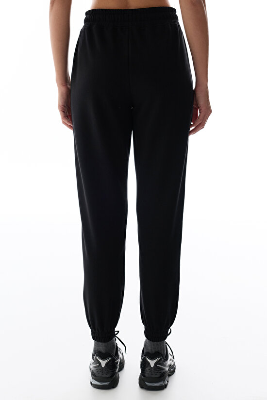 Black New High Waist Active Sweatpants - 3