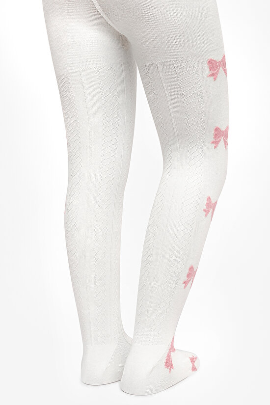 Pretty Mini Bowtie Külotlu Çorap - 5