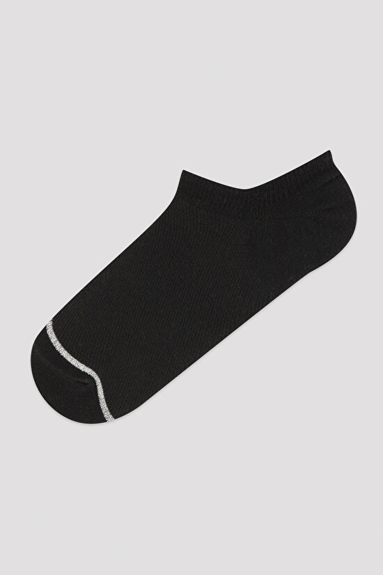 Basic Örgü 3lü Patik Çorap - 2