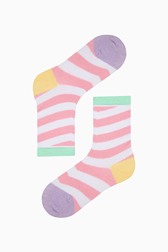Kız Çocuk Rainbow 4lü Soket Çorap - 4