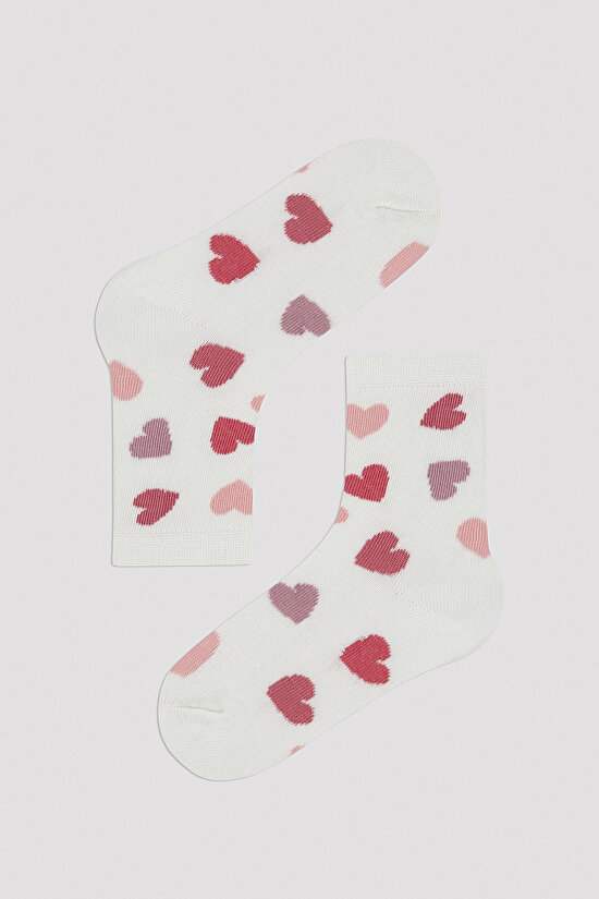 Girl Pinky Hearts 4 Pack Socket - 2