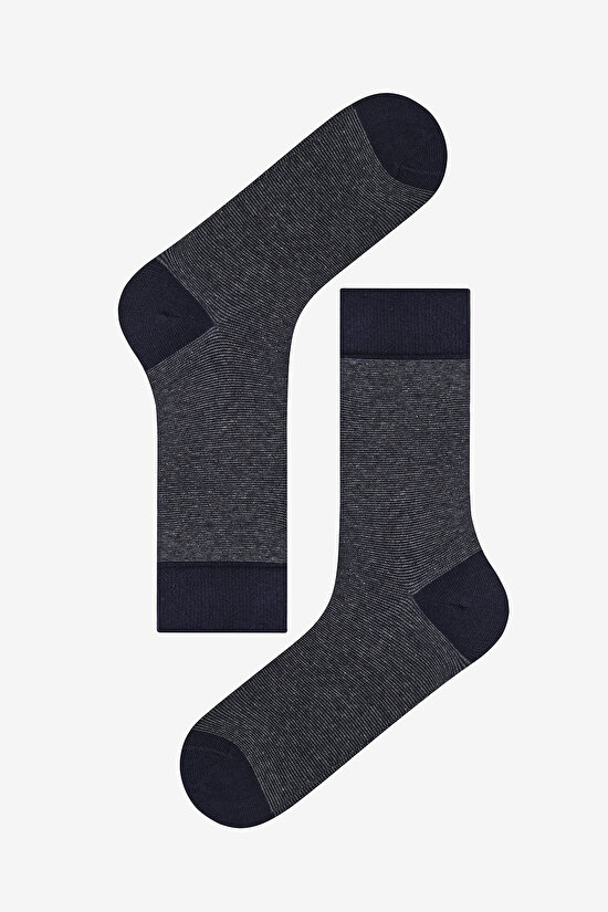 Man Stripe 5in1 Black Socket Socks - 4