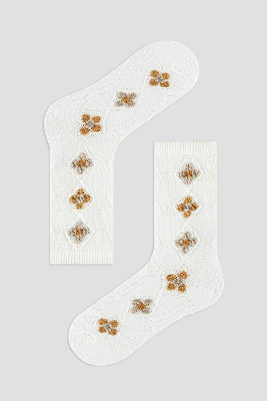 Marshmellow Girls Spring 2in1 Soket Socks - 2