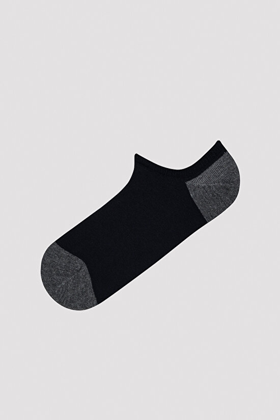 Men Striped 3in1 Sneaker Socks - 2