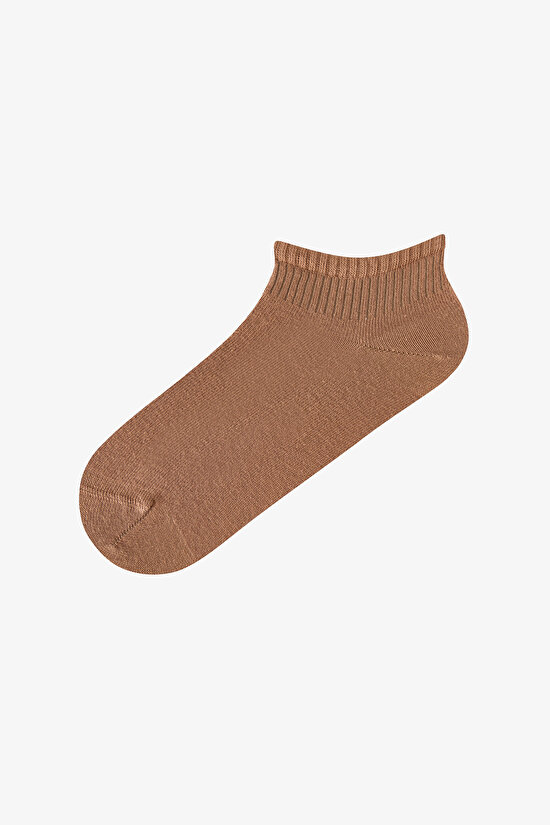 White Brown Curly Dog Dog Print 3 Pack Liner Socks - 2