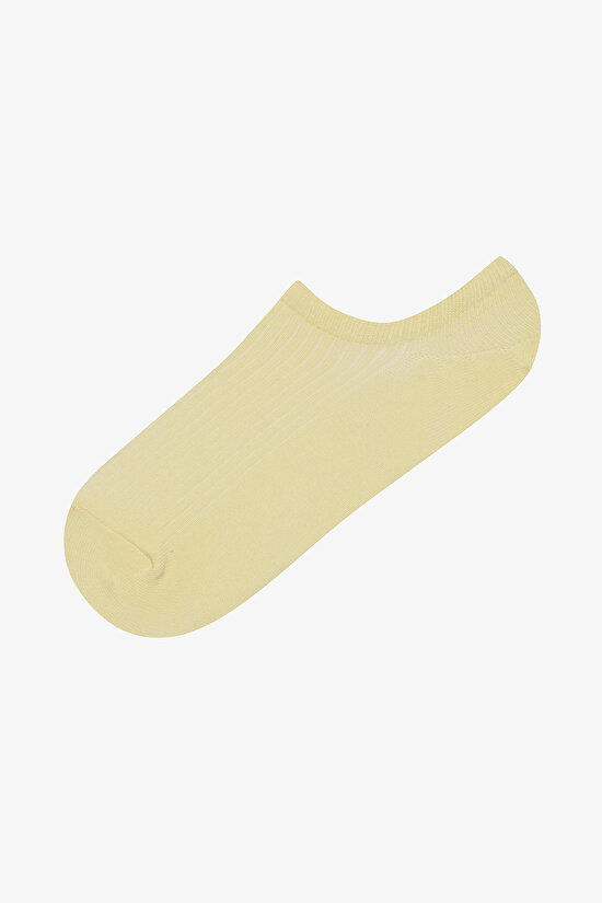 3 Çift Pamuklu Fitilli Burun Dikişsiz Sneaker Çorap - 3