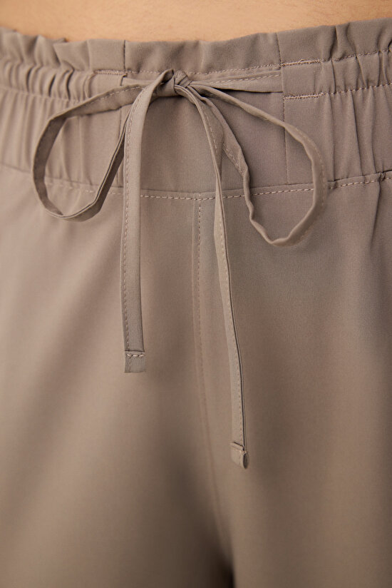 Vizon Yüksek Bel Lastikli Bel Hafif Eşofman Altı - 3