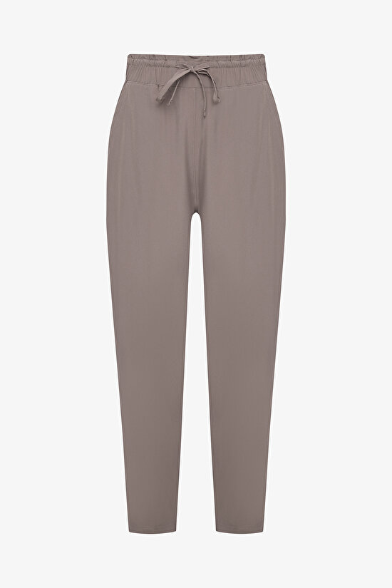 Vizon Yüksek Bel Lastikli Bel Hafif Eşofman Altı - 6