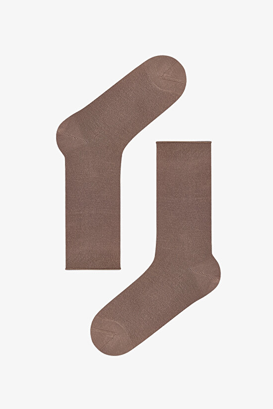 Vizon Rengi High Comfort Soket Çorap - 1