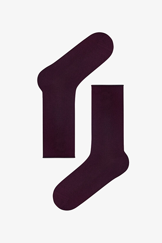 Mor High Comfort Soket Çorap - 1