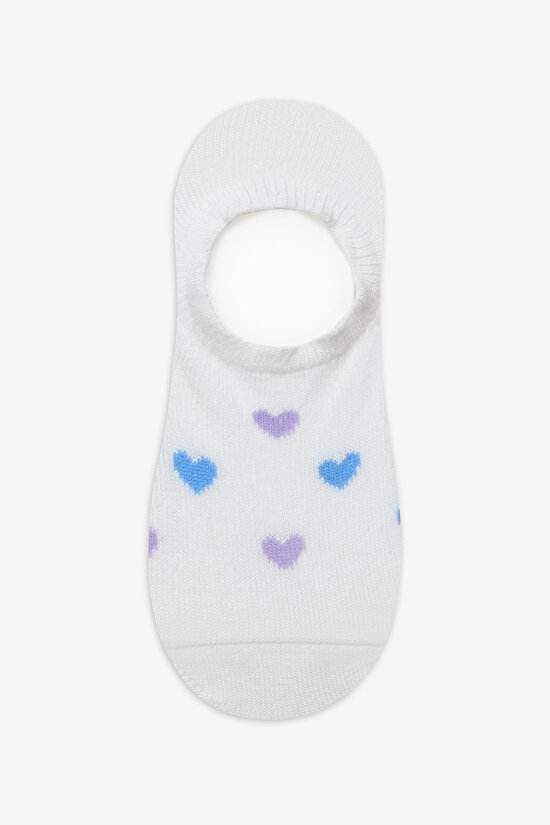 Kız Çocuk Mermaid Love 2li Çok Renkli Babet Çorap - 3