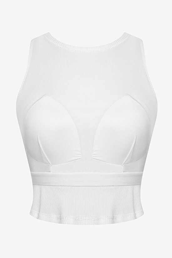 Beyaz CUPsecret Kendinden Pedli Halter Cup Top - 9