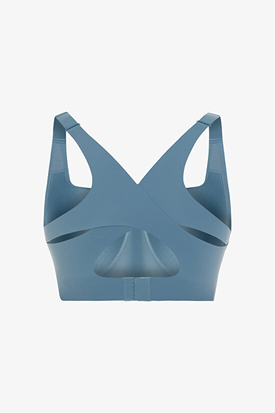 Koyu Mavi Cross Back Spor Sütyeni - 7