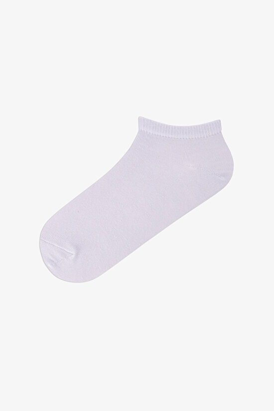 5 Çift Pamuklu Yıldız Desenli Patik Çorap - 4