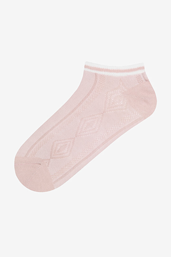 Diamond Jacquard 5in1 Liner Socks - 4