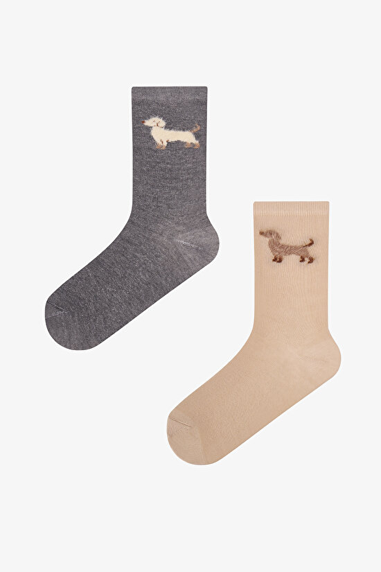 Puppy 2in1 Socket Socks - 1