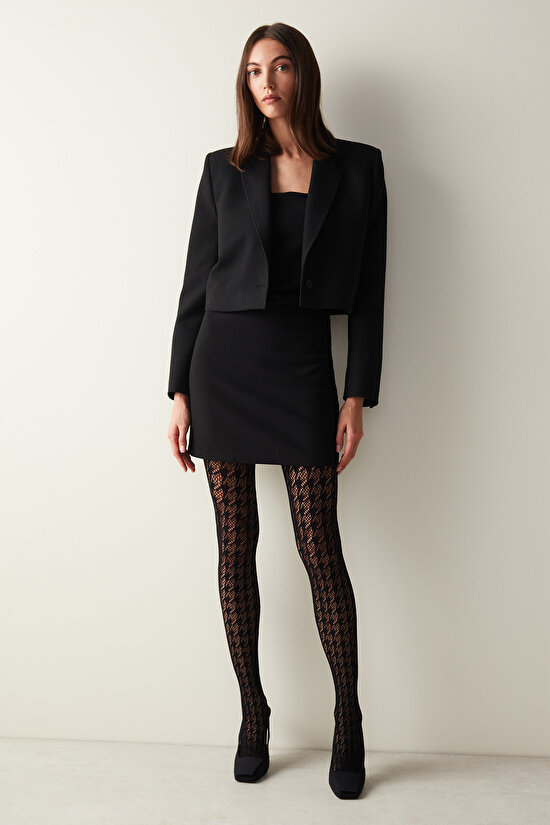 Catherine Fishnet Siyah Külotlu Çorap - 3