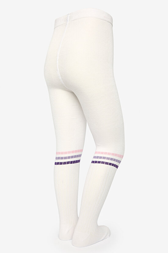 Pretty Tennis Beyaz Külotlu Çorap - 4