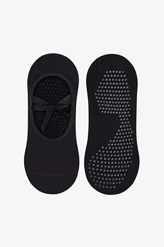Active Bow Detail Ballet Liner Socks - 1