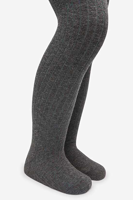 Pretty Rib Bordo  2li Külotlu Çorap - 7