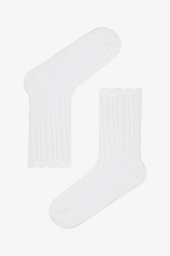 5 Pairs of Cotton Jacquard Patterned Socket Socks - 5