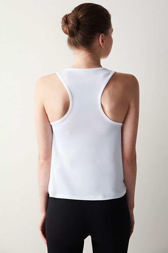Sporty Back White Top - 6