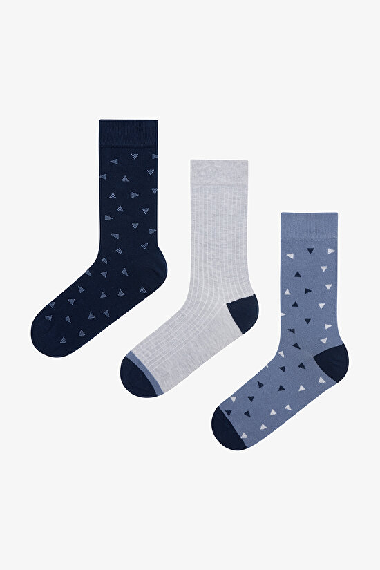 Man Triangle 3in1 Socket Socks - 1