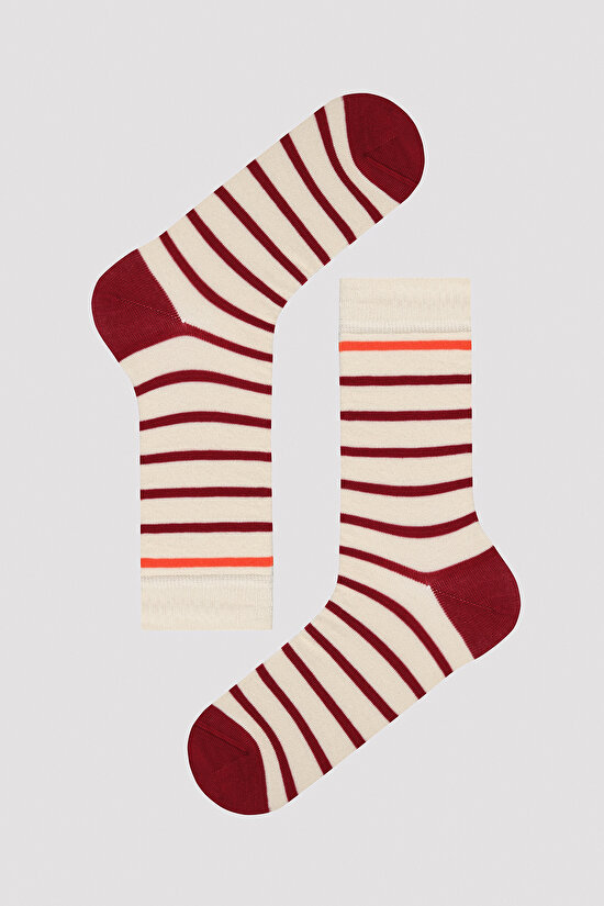 Men Basic Striped 3in1 Socket Socks - 4