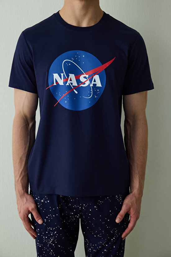 Erkek Space Desenli Pijama Takımı - 4
