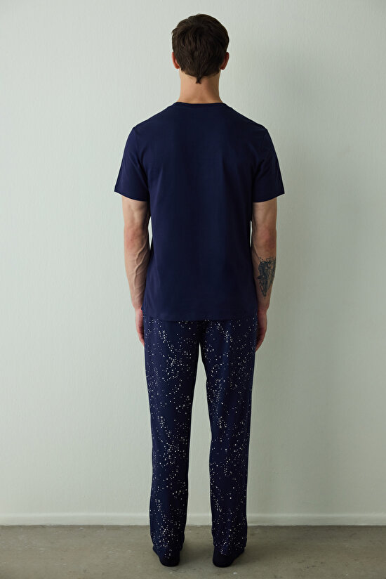 Erkek Space Desenli Pijama Takımı - 6