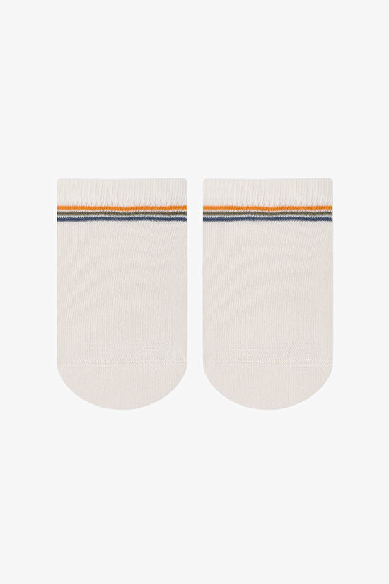 Renkli Erkek Çocuk Fruit Dino 4 'lü Patik Çorap - 4