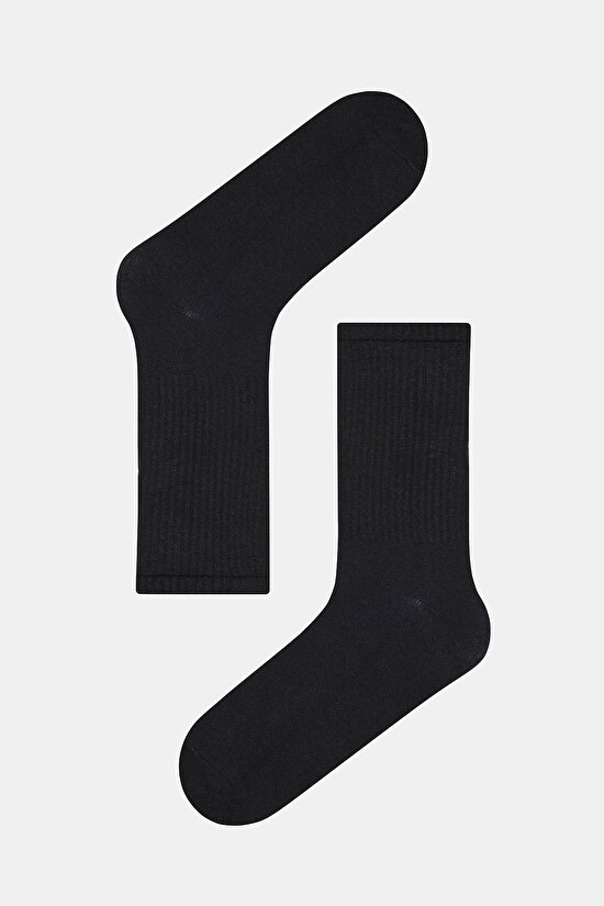Erkek RC Siyah 3lü Tenis Soket Çorap - 2