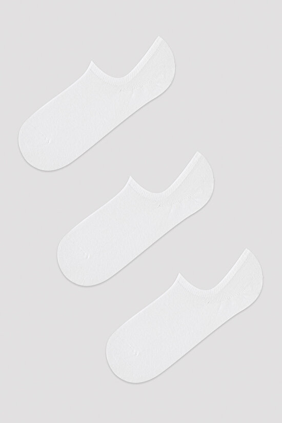 Man Super Fit 3in1 White Socks - 1