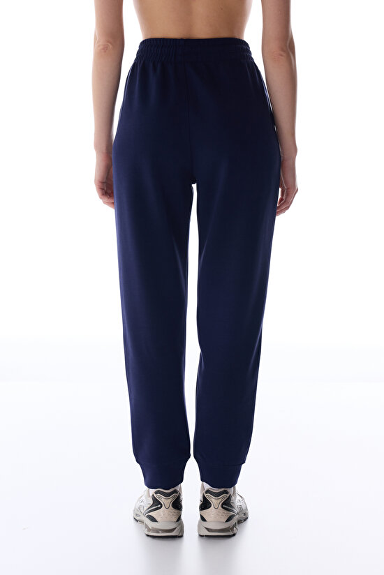 Navy Modal Cuff Jogger Pants - 3