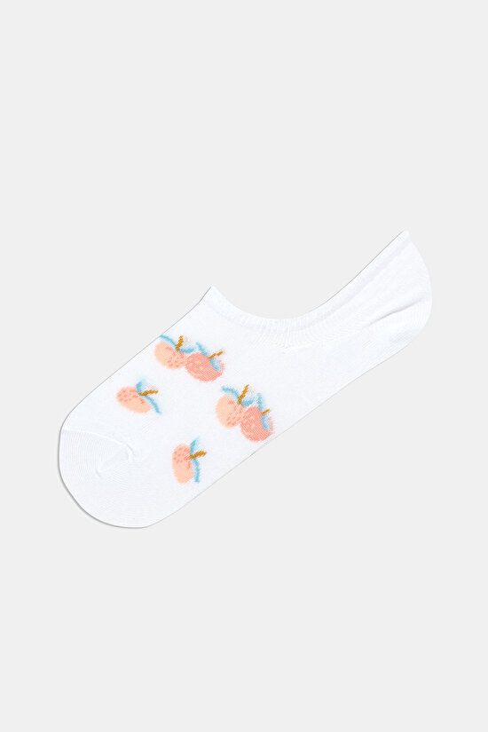 Peach 3in1 Sneaker Socks - 4