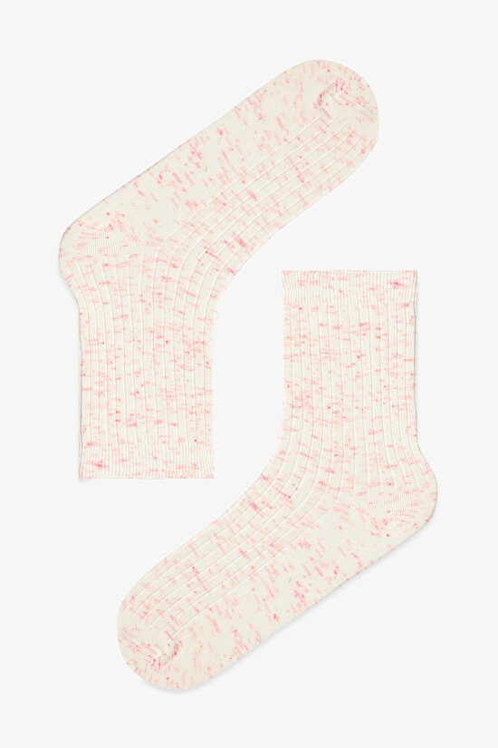 2 Çift Pamuklu Kırçıllı Yumuşak Soket Çorap - 2