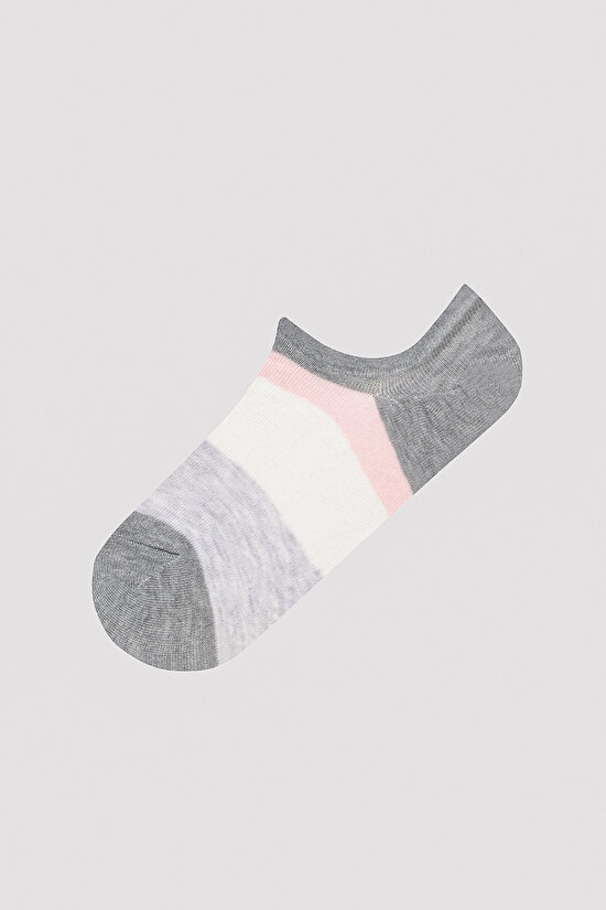 Block Color 3lü Sneaker Çorap - 2