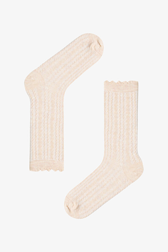 Knit Jacquard 5in1 Socket Socks - 3