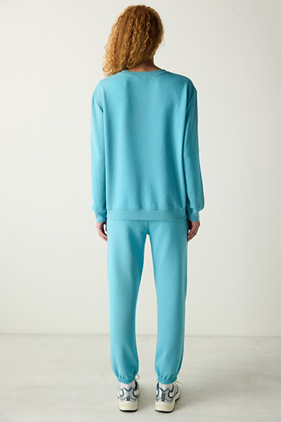 Oversize Active Green Sweatshirt - 7