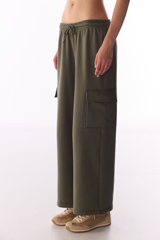 Haki Inner Polar Kargo Pantolon - 1