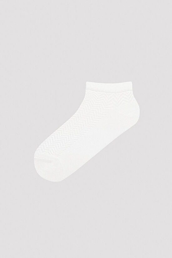 Solid Colors Açık Mavi 5li Patik Çorap - 4