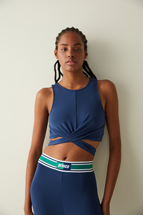 Front Twist Crop Top-Prince Collection - 3