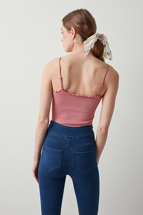 Tozlu Gul Frill Detailed Bodysuit - 5